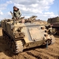 Tank Driving in Northamptonshire 2 people in tank doing experience
